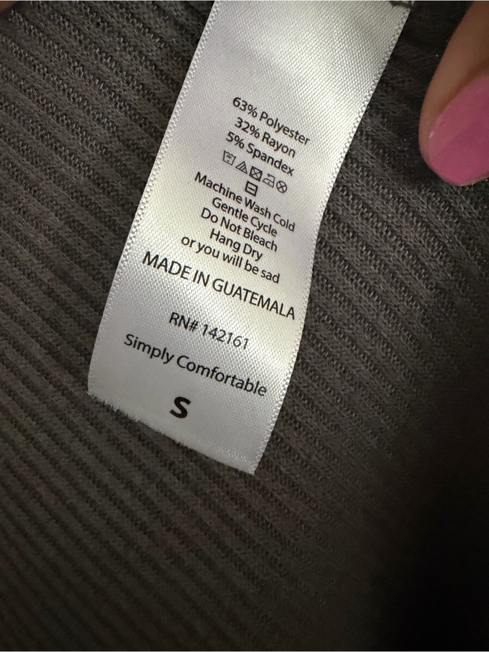 LuLaRoe Ribbed Sleeveless Open Front Duster Cardigan in Charcoal - Picture 3 of 3